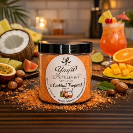 Sucre aromatisé au cocktail tropical 200g