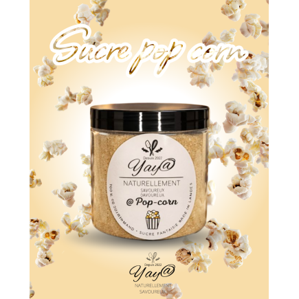Sucre aromatisé aux pop-corn - 200g