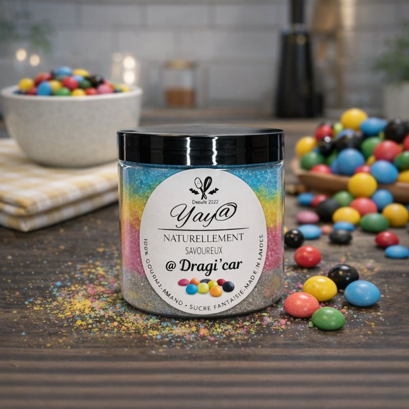 Sucre aromatisé aux dragicar - 200g
