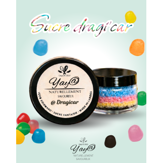 Sucre aromatisé aux dragi'car - 100g