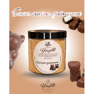 Sucre aromatisé ourson à la guimauve - 200g