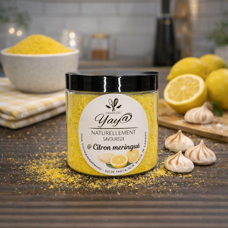 Sucre aromatisé au citron meringué - 200g