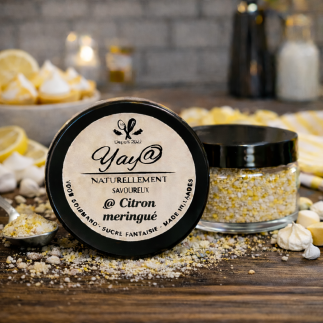 Sucre aromatisé au citron meringué 100g