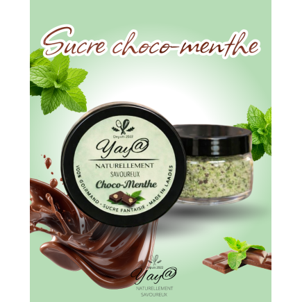 Sucre aromatisé Choco-menthe - 100g