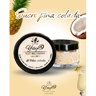 Sucre aromatisé à la pina colada - 100g