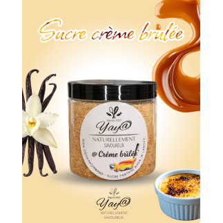 Sucre aromatisé à la crème brulée - 200g