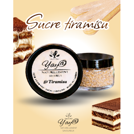 Sucre aromatisé au tiramisu - 100g