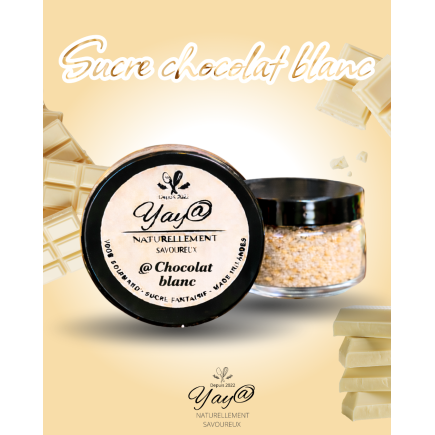 Sucre aromatisé au chocolat blanc - 100g