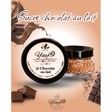 Sucre aromatisé au chocolat au lait - 100g