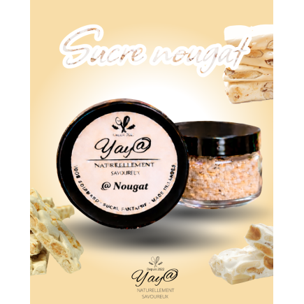Sucre aromatisé au nougat - 100g