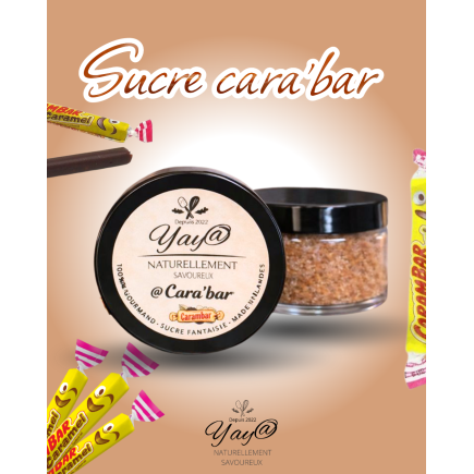 Sucre aromatisé cara'bar - 100g