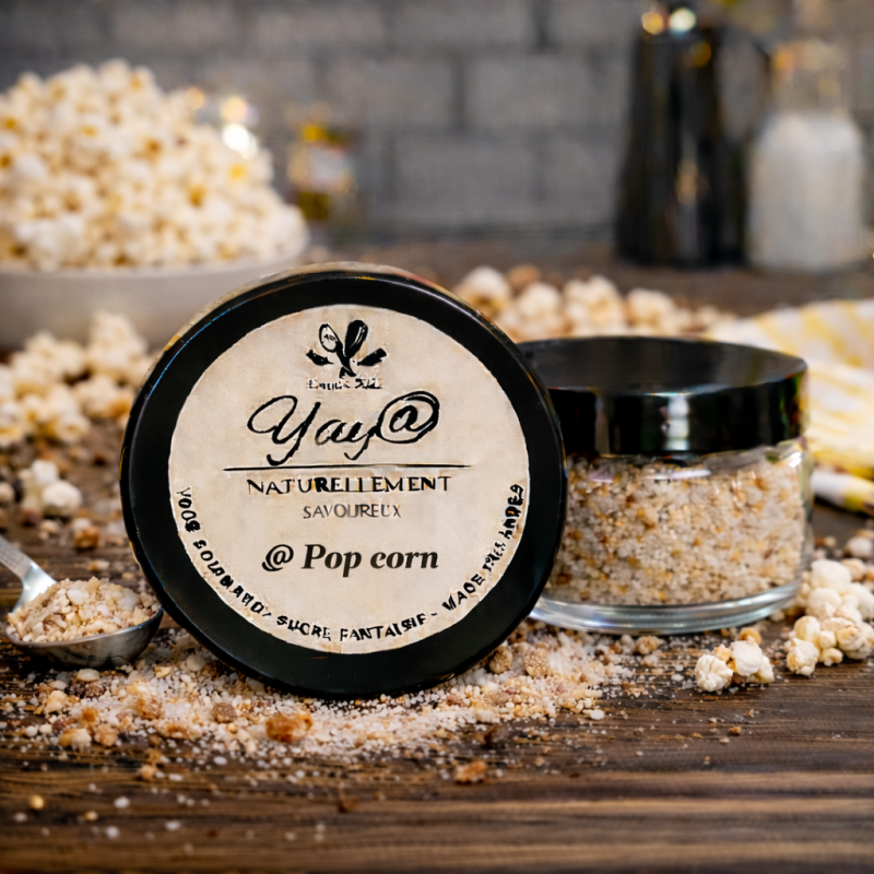 Sucre aromatisé aux pop corn - 100g