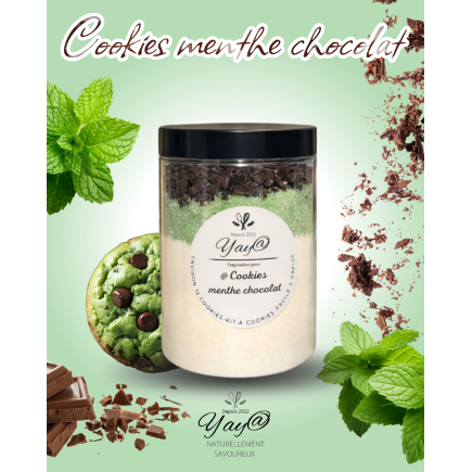 Kit à cookies - menthe & chocolat