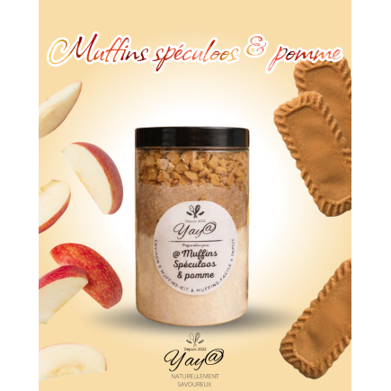 Kit à muffins - pomme & spéculoos