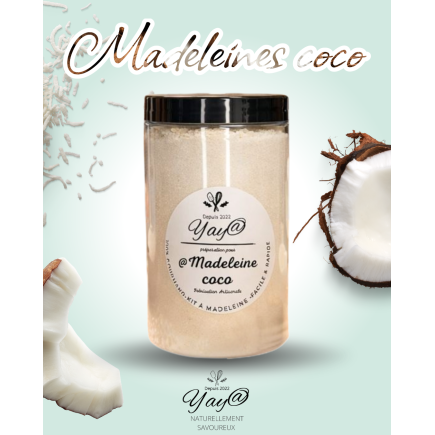 Kit à madeleines – coco
