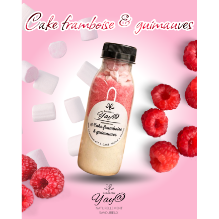 Kit à mini cakes - framboise & mini chamallows