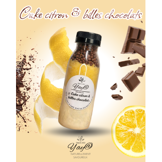 Kit à mini cakes - citron & billes de chocolat croustillantes