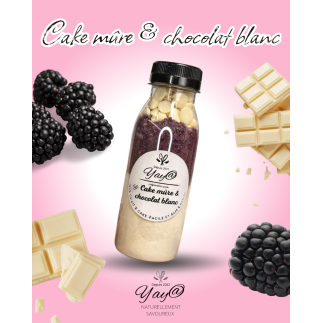 Kit à mini cakes - mûre & chocolat blanc