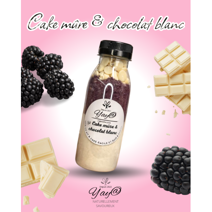 Kit à mini cakes - mûre & chocolat blanc