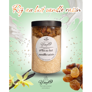 Kit à riz au lait - vanille & raisins secs