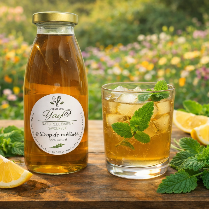 Sirop de mélisse - 100% naturel Sirop de mélisse - 100% naturel