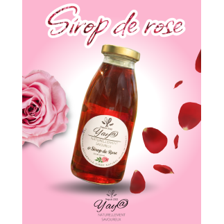 Sirop de rose - 100% naturel