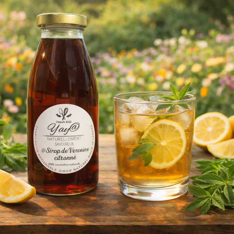 Sirop de verveine citronné - 100% naturel