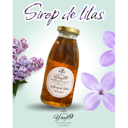Sirop de lilas - 100% naturel