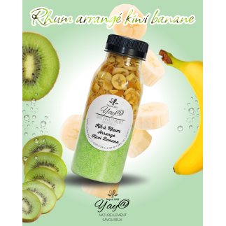 Kit à cocktail - Rhum arrangé kiwi banane