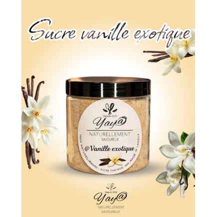 Sucre aromatisé à la vanille exotique