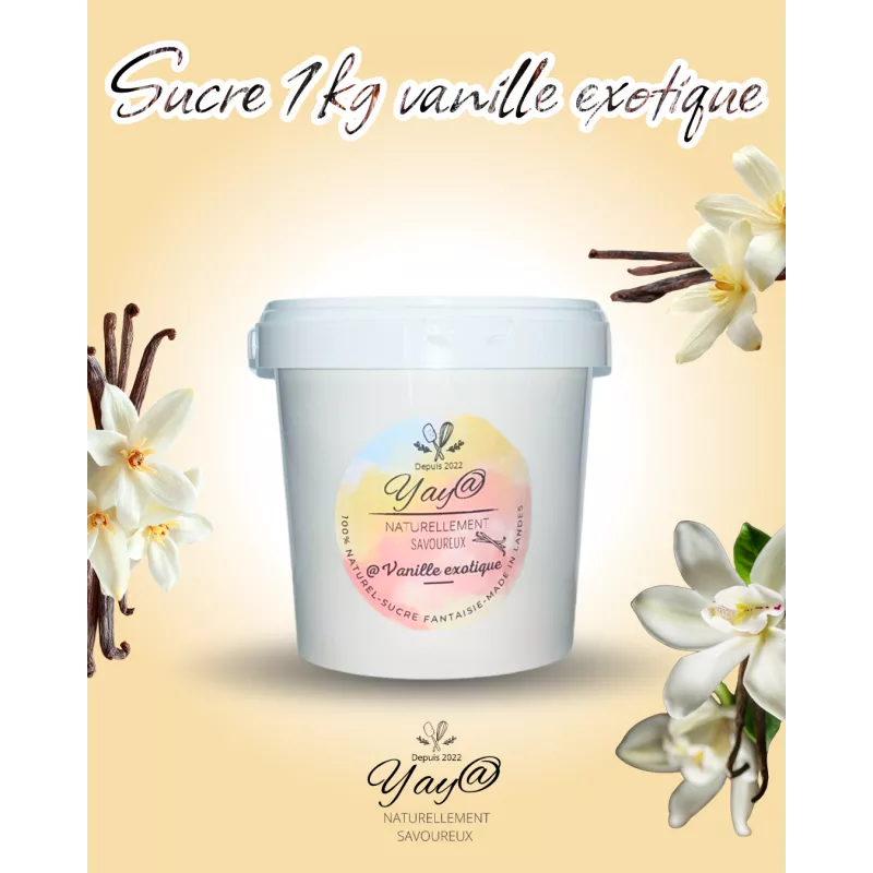 Sucre aromatisé à la vanille exotique