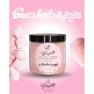 Sucre aromatisé à la barbe à papa