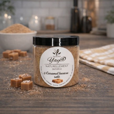Sucre aromatisé au caramel beurre salé 200g