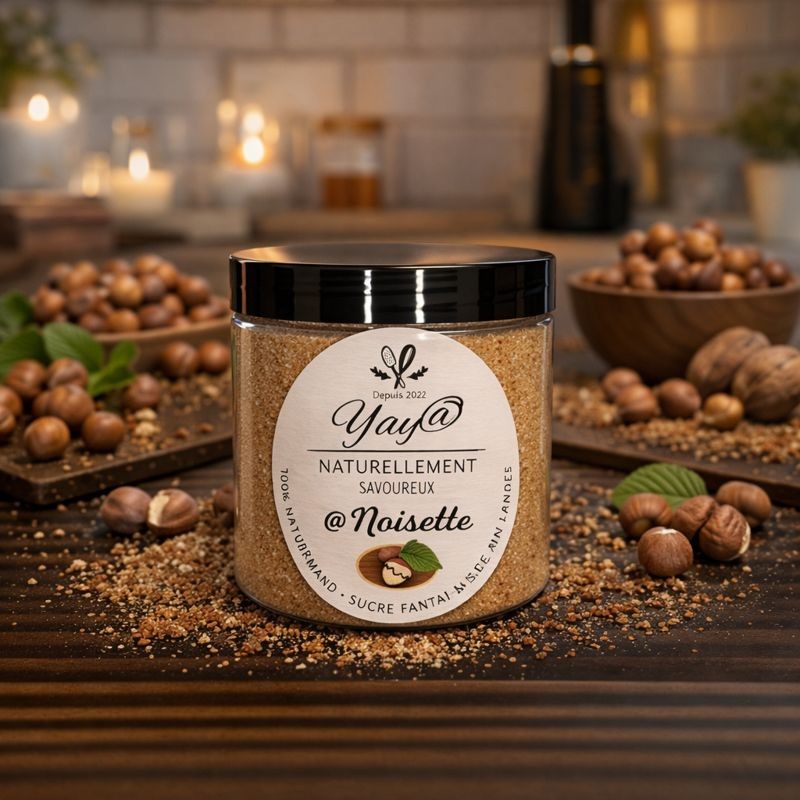 Sucre aromatisé à la noisette Sucre aromatisé à la noisette