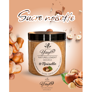 Sucre aromatisé à la noisette