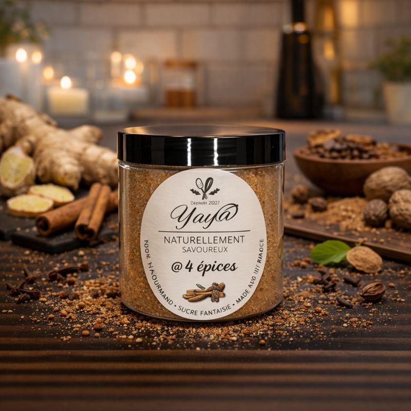 Sucre aromatisé aux 4 épices Sucre aromatisé aux 4 épices