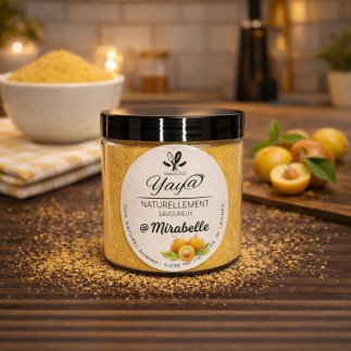 Sucre aromatisé à la mirabelle 200g