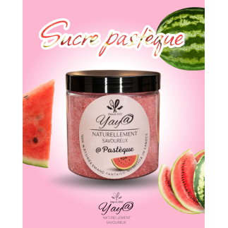 Sucre aromatisé à la pastèque