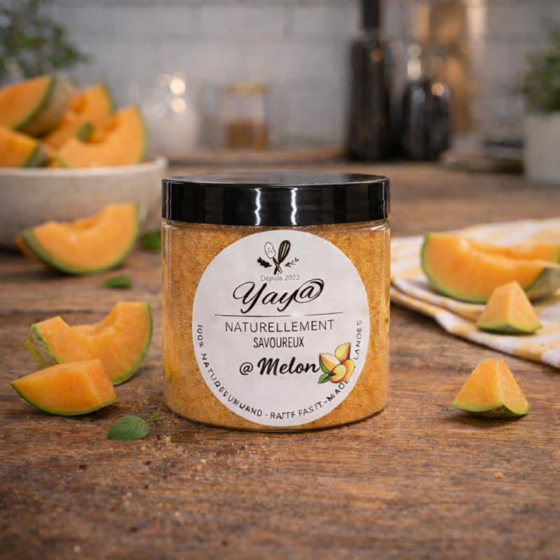 Sucre aromatisé au melon