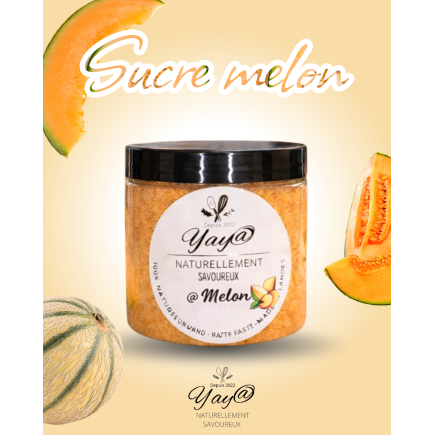 Sucre aromatisé au melon