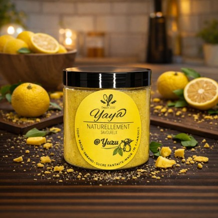 Sucre aromatisé au yuzu 200g