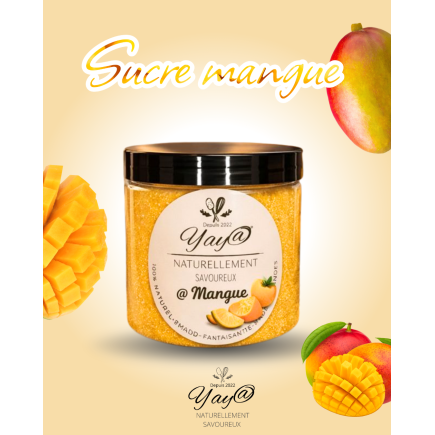 Sucre aromatisé à la mangue