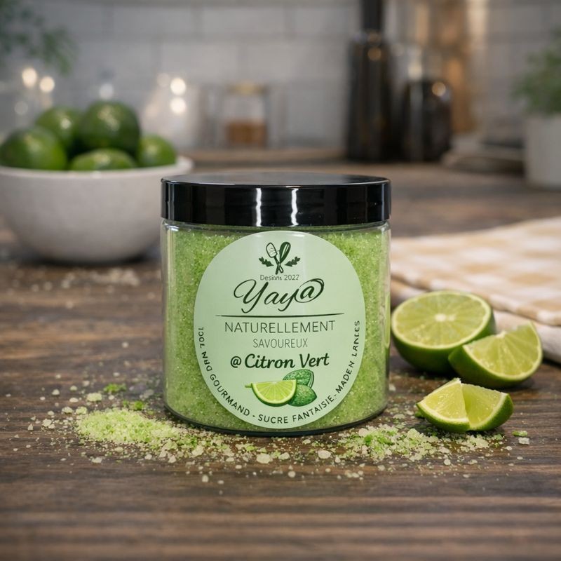 Sucre aromatisé au citron vert