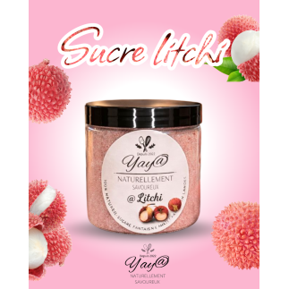 Sucre aromatisé au litchi