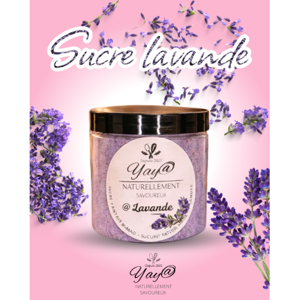 Sucre aromatisé à la lavande