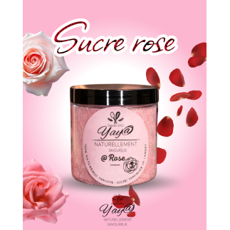 Sucre aromatisé à la rose