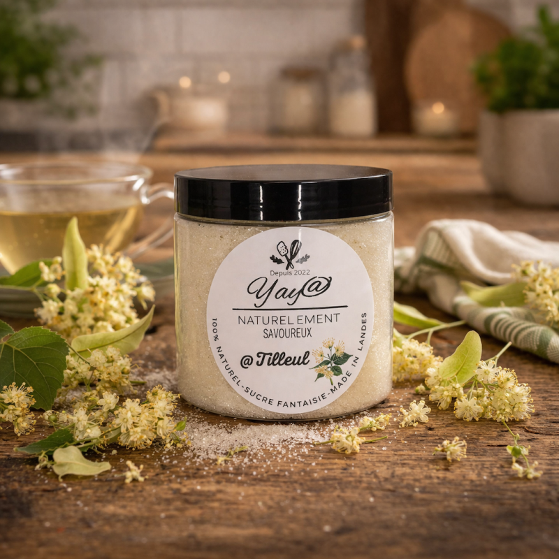 Sucre aromatisé au tilleul Sucre aromatisé au tilleul
