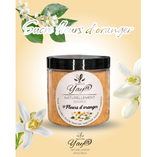Sucre aromatisé à la fleur d'oranger