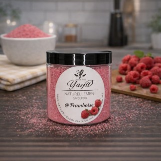 Sucre aromatisé à la framboise 200g
