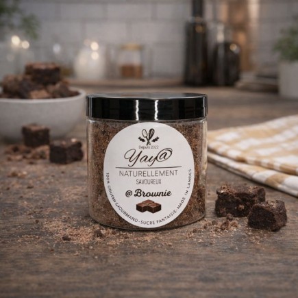 Sucre aromatisé au brownie